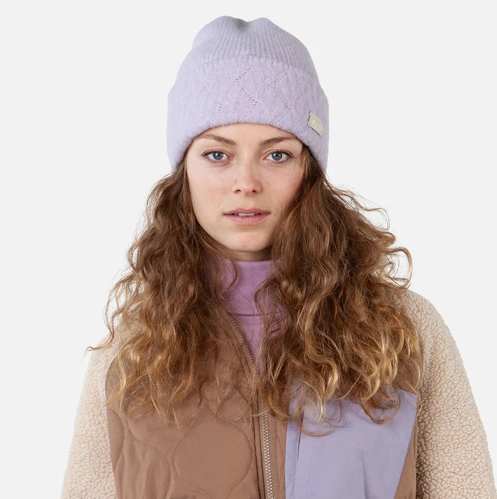 Barts Sunnybird Wool Beanie Hat - Lilac