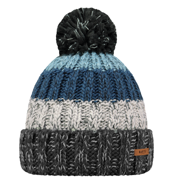 Barts Wilhelm Bobble Hat - Charcoal