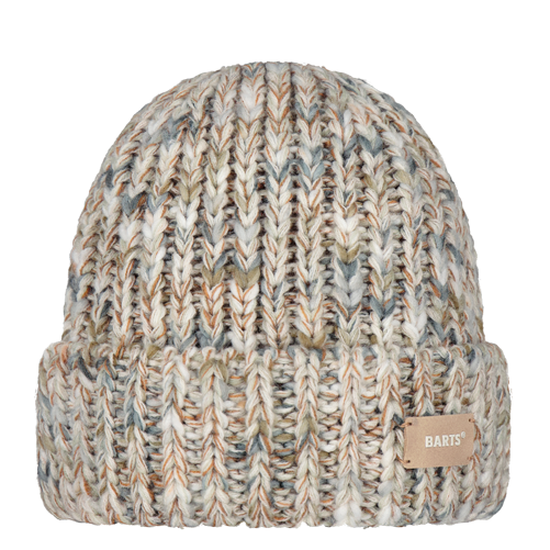 Barts Williamina Turn Up Beanie Hat - Cream