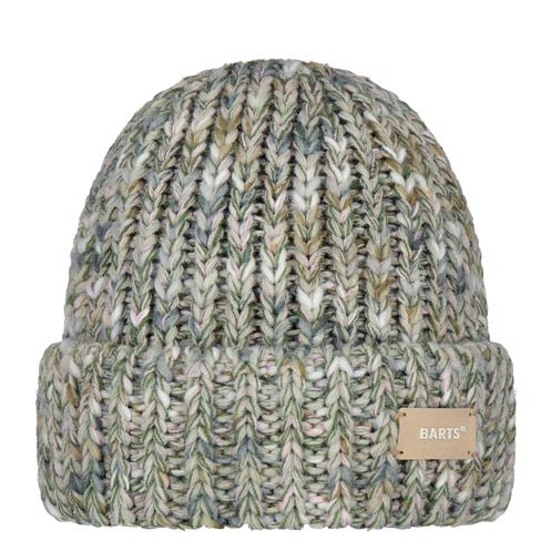 Barts Williamina Turn Up Beanie Hat - Stone