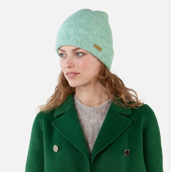 Barts Witzia Ribbed Beanie Hat - Misty Green