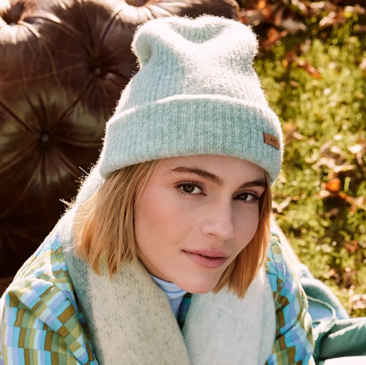 Barts Witzia Ribbed Beanie Hat - Misty Green