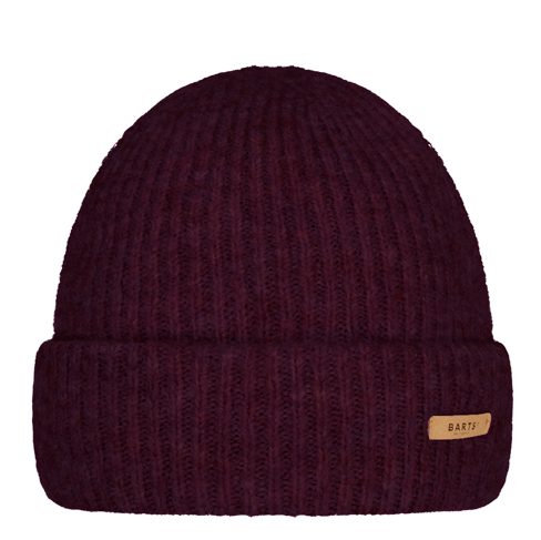 Barts Witzia Ribbed Beanie Hat - Aubergine