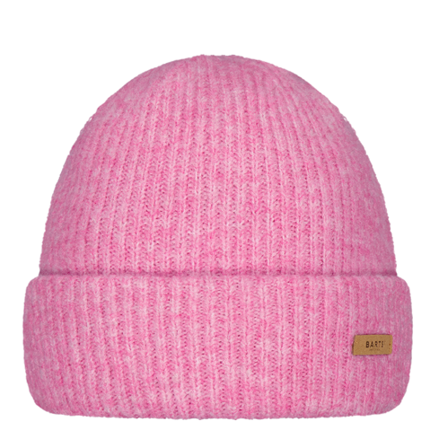 Barts Witzia Ribbed Beanie Hat - Pink