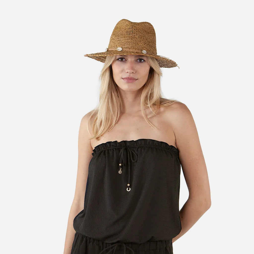 Barts Alora Summer Straw Hat - Light Brown