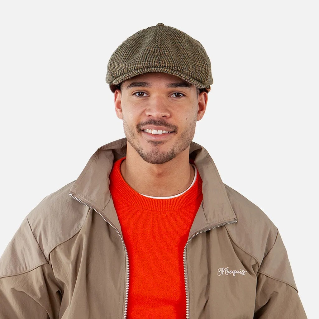 Barts Jamacia Twill Bakerboy Cap in Brown