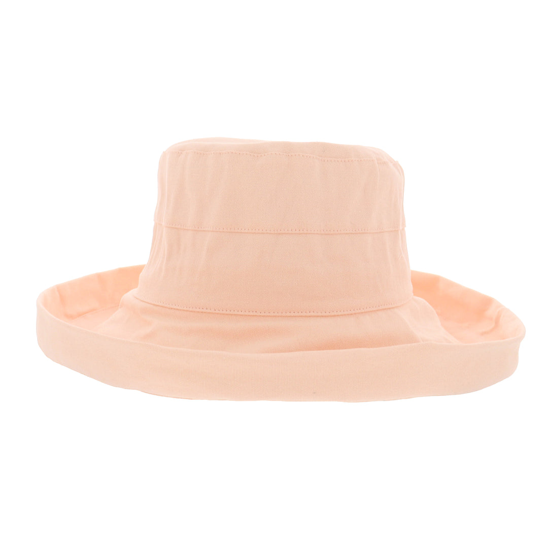 Ladies Cotton Wide Brim Sun Hat