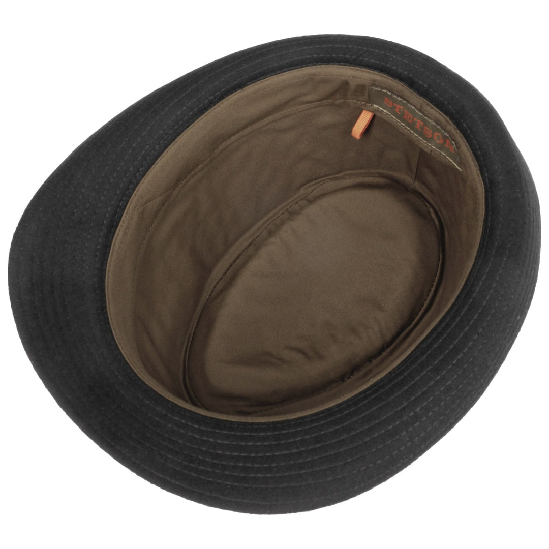 Stetson Benavides Black Wool Trilby Hat