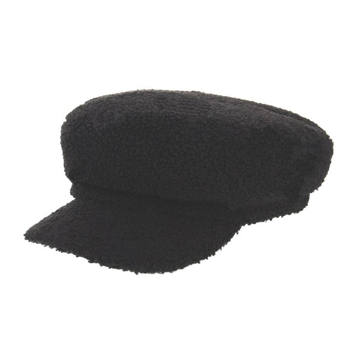 Ladies Boucle Mariner Cap - Black