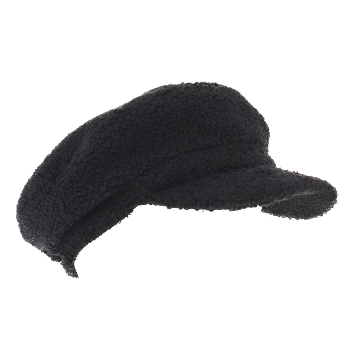 Ladies Boucle Mariner Cap - Black