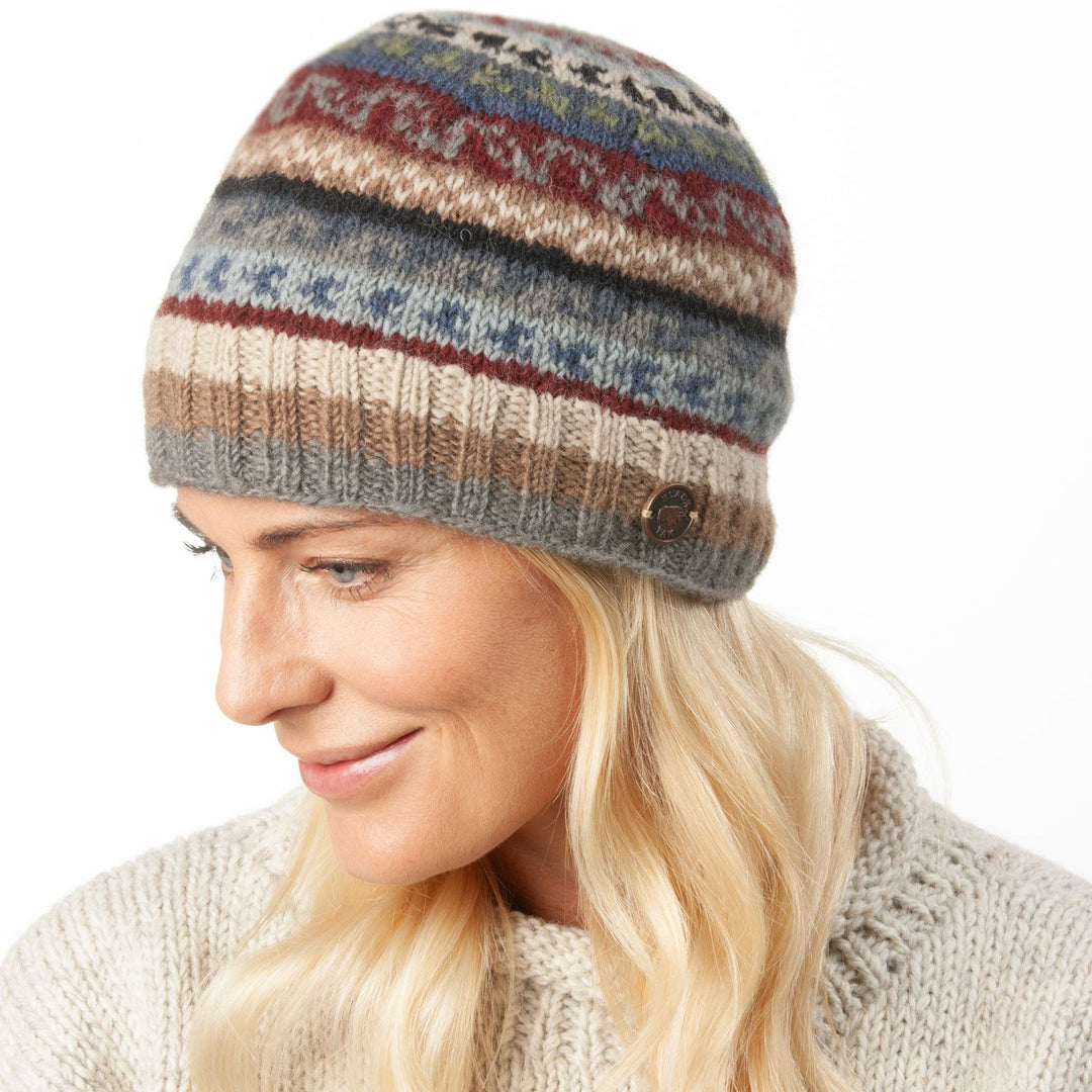 Fair Isle Beanie Hat - Dawn