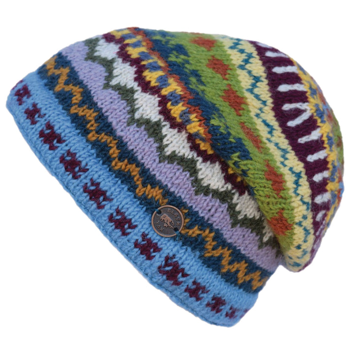 Fair Isle Slouch Beanie - Atlas