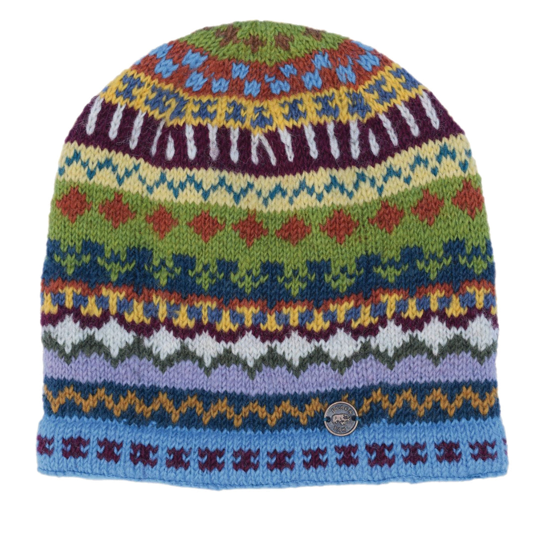 Fair Isle Slouch Beanie - Atlas