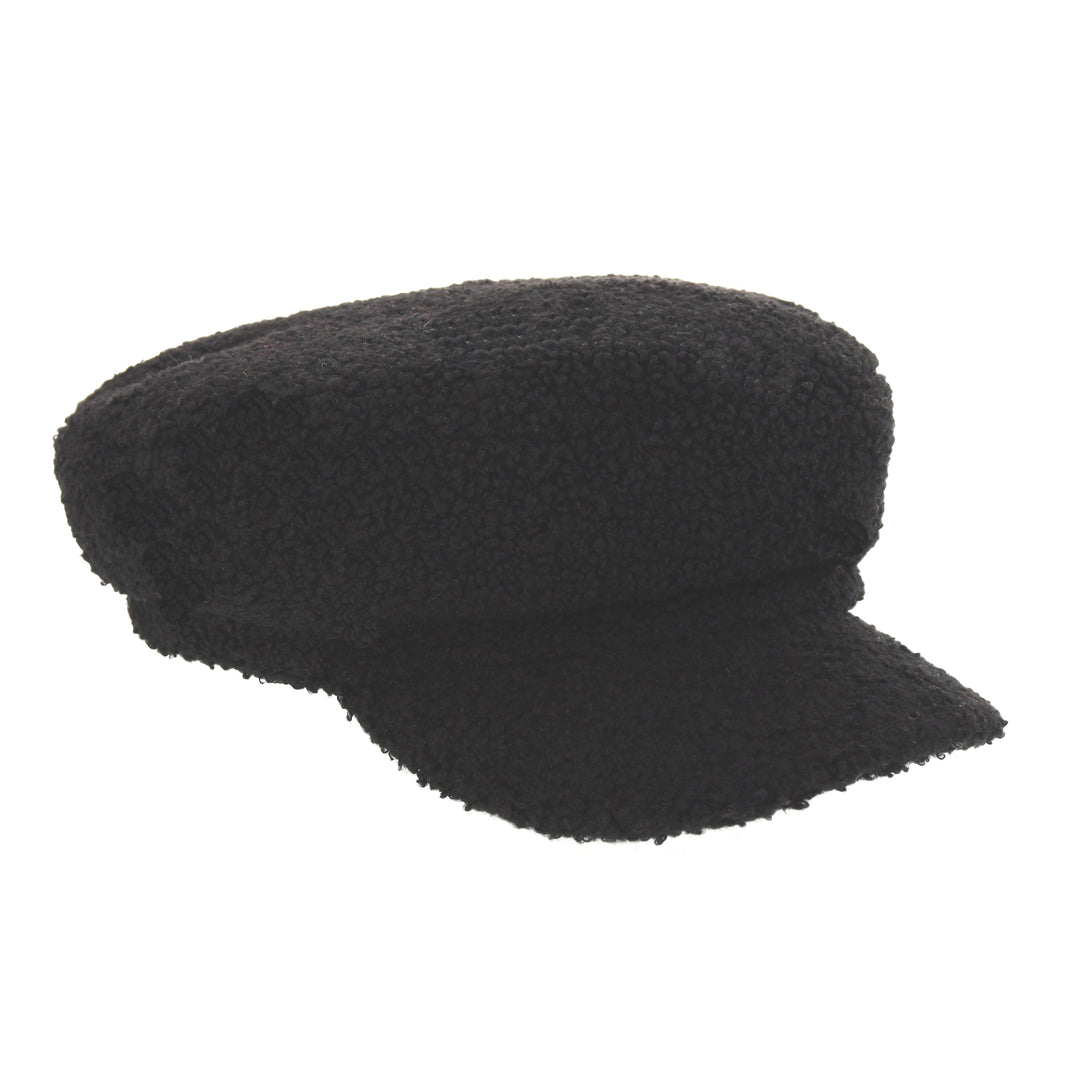 Ladies Boucle Mariner Cap - Black