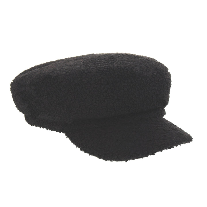 Ladies Boucle Mariner Cap - Black