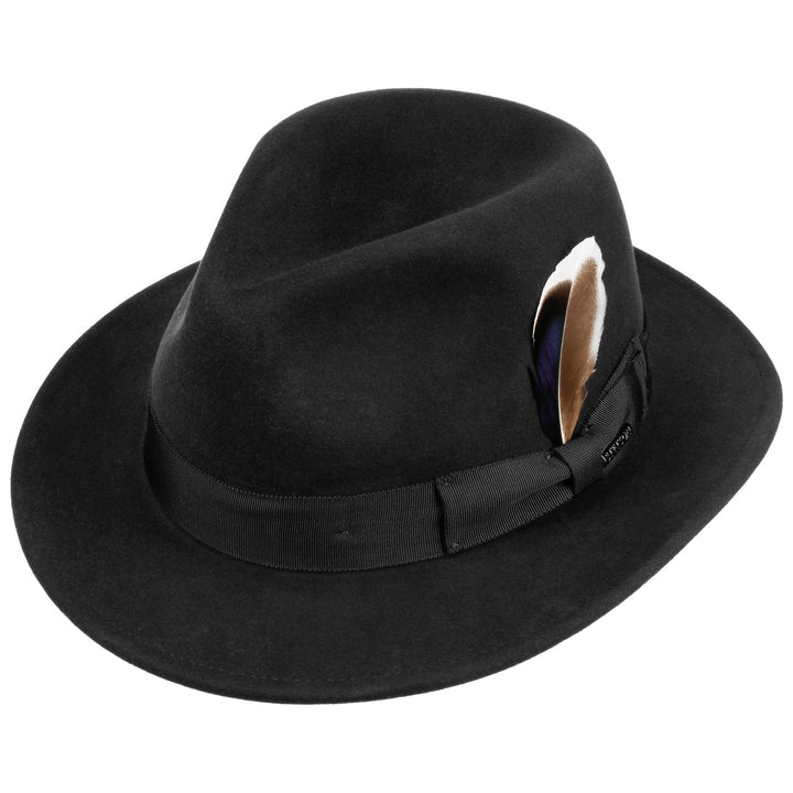Stetson Bradner Wool Traveller Hat Black