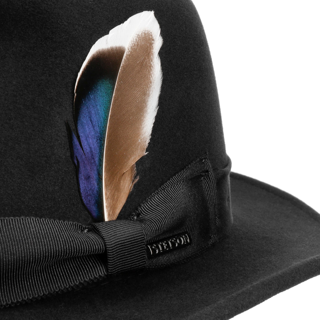 Stetson Bradner Wool Traveller Hat Black