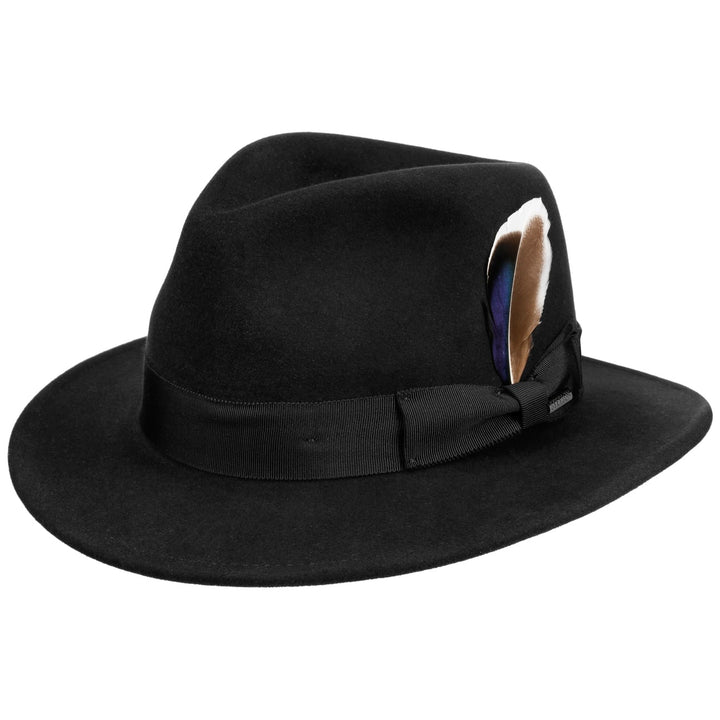 Stetson Bradner Wool Traveller Hat Black