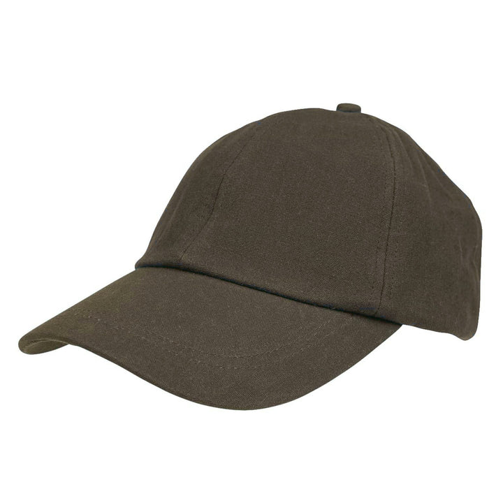 Waxed Cotton Baseball Cap One Size Adjustable