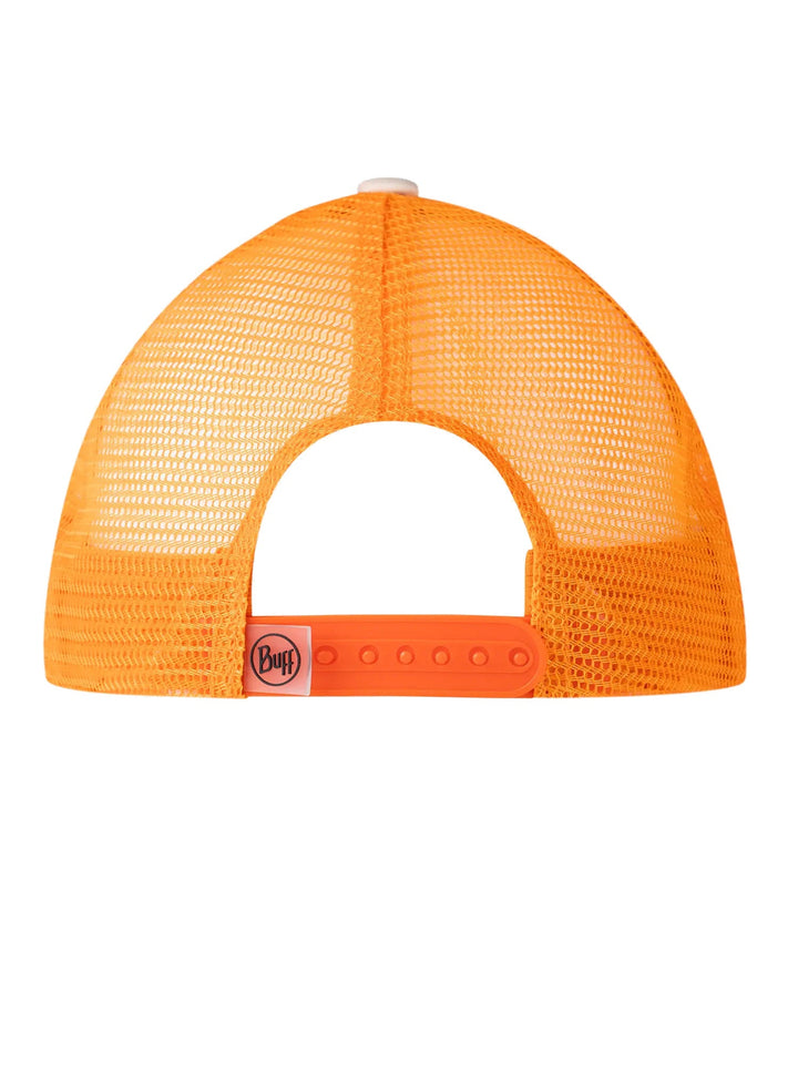 Buff Classic Adjustable Mesh Trucker Cap In Sylva Apricot