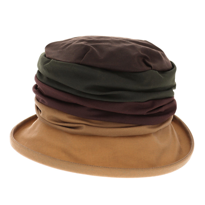 Women's Multi-Coloured Ruby Waxed Cloche Hat