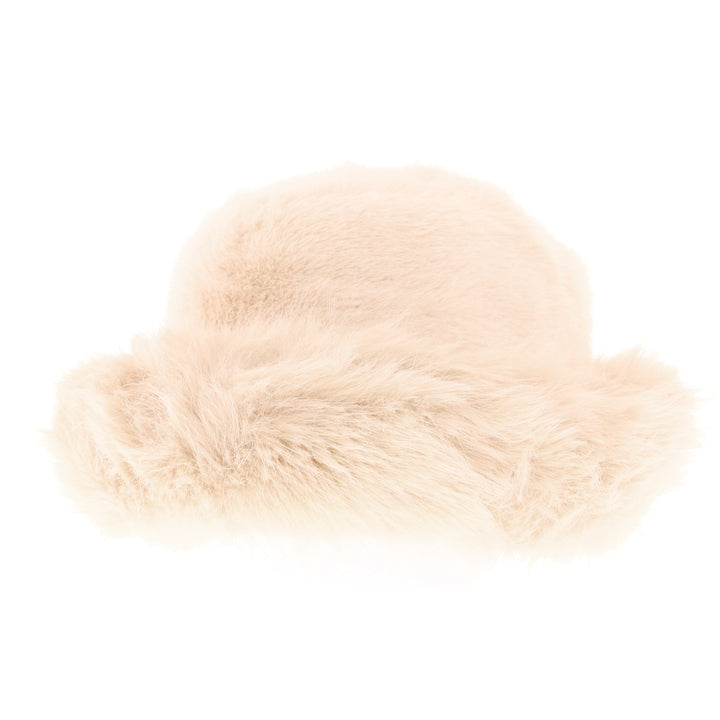 Faux Fur Cuff Cossack Hat in Cookie