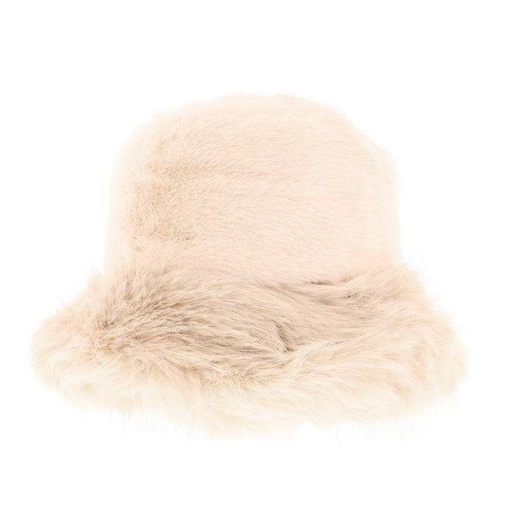 Faux Fur Cuff Cossack Hat in Cookie