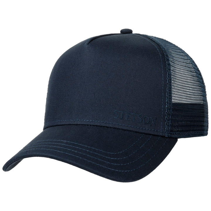 Stetson American Baseball Trucker Cap Adjustable Navy Blue