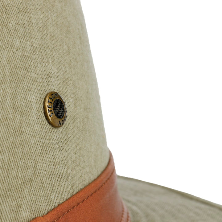 Stetson Cotton Traveller Safari Hat In Light Olive