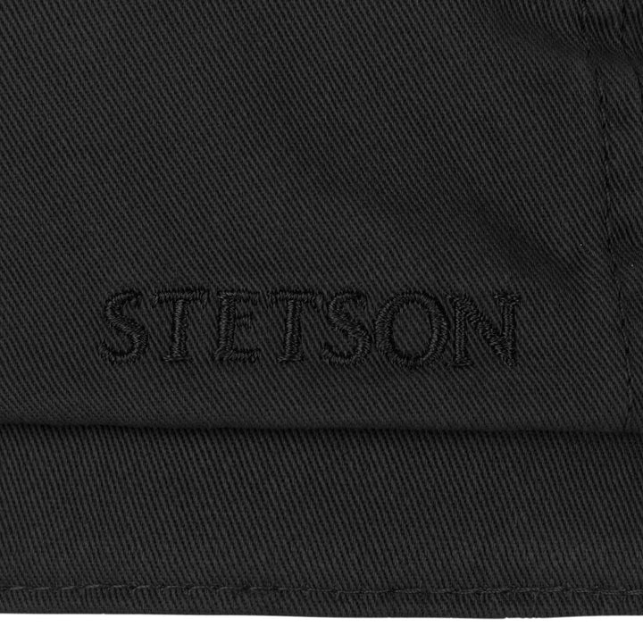 Stetson Cotton Twill Hatteras Bakerboy Cap In Black