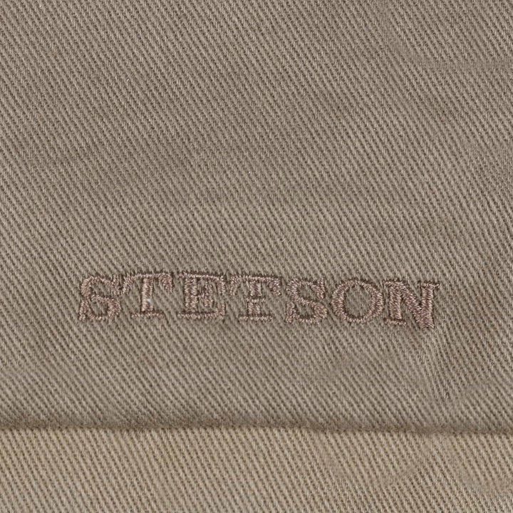 Stetson Cotton Twill Hatteras Bakerboy Cap In Taupe