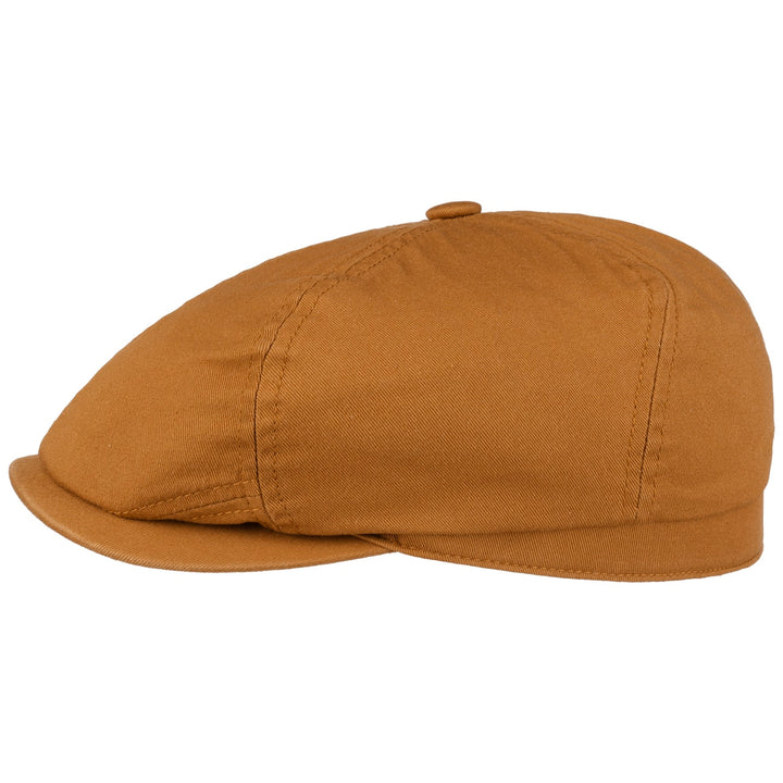 Stetson Cotton Twill Hatteras Bakerboy Cap In Golden Honey