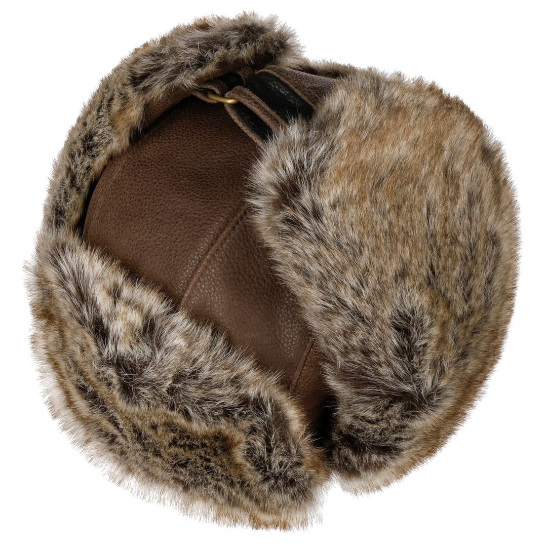 Stetson Cowhide Leather Bomber Aviator Hat