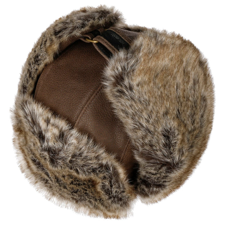 Stetson Cowhide Leather Bomber Aviator Hat