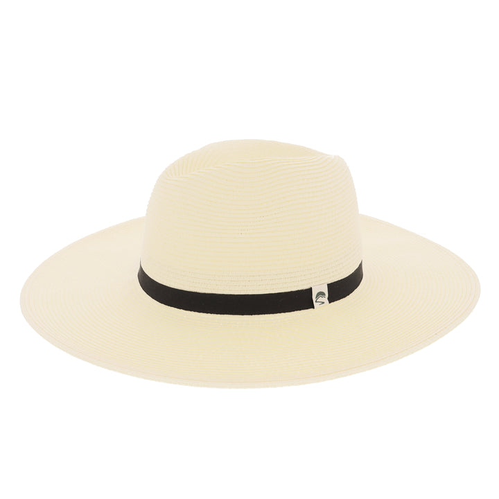 Sojourn Straw Wide Brim Sun Hat From Sunday Afternoons in Cream