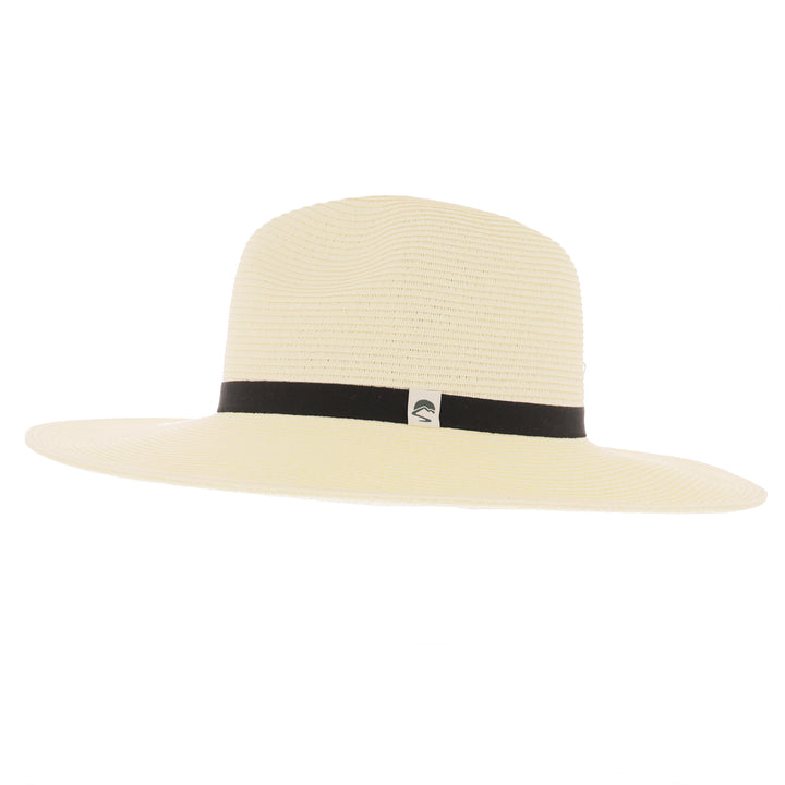 Sojourn Straw Wide Brim Sun Hat From Sunday Afternoons in Cream