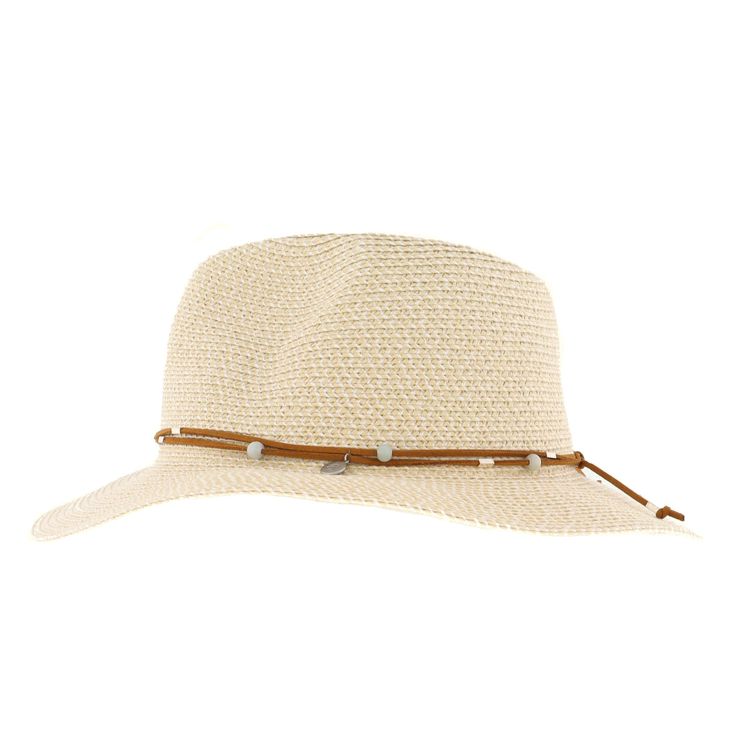 Wanderlust Straw Fedora Hat From Sunday Afternoons in Cream