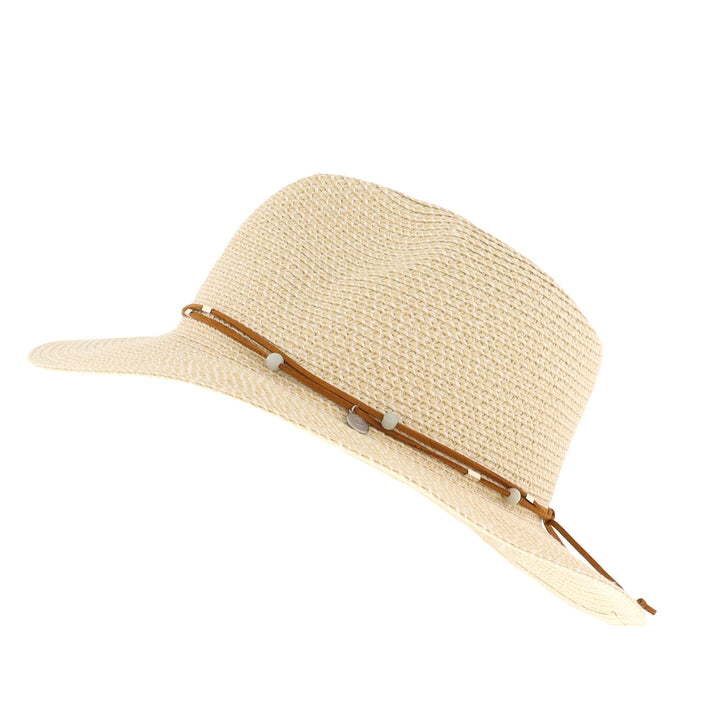 Wanderlust Straw Fedora Hat From Sunday Afternoons in Cream