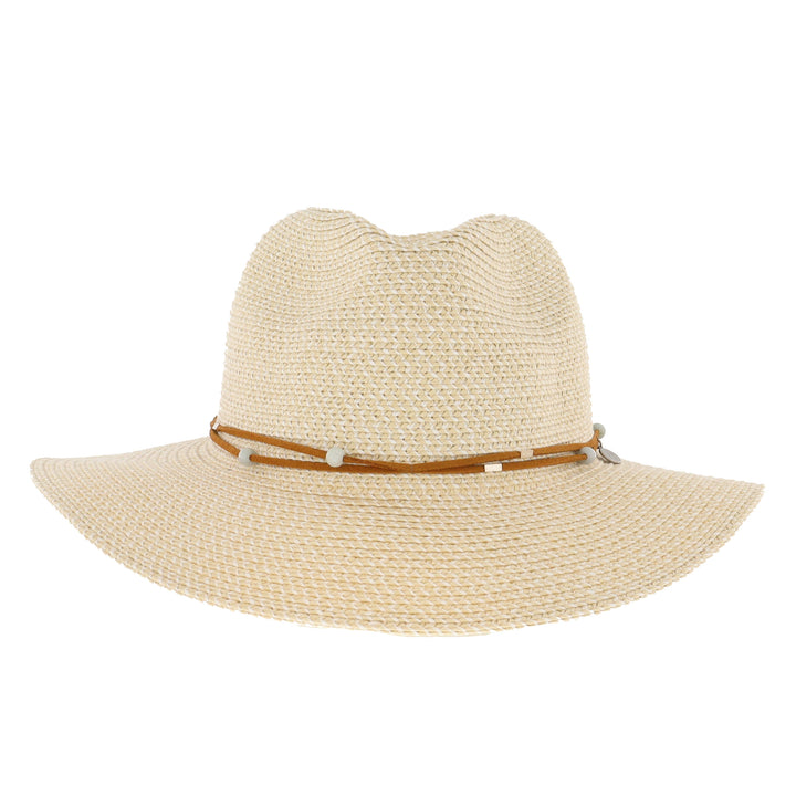 Wanderlust Straw Fedora Hat From Sunday Afternoons in Cream