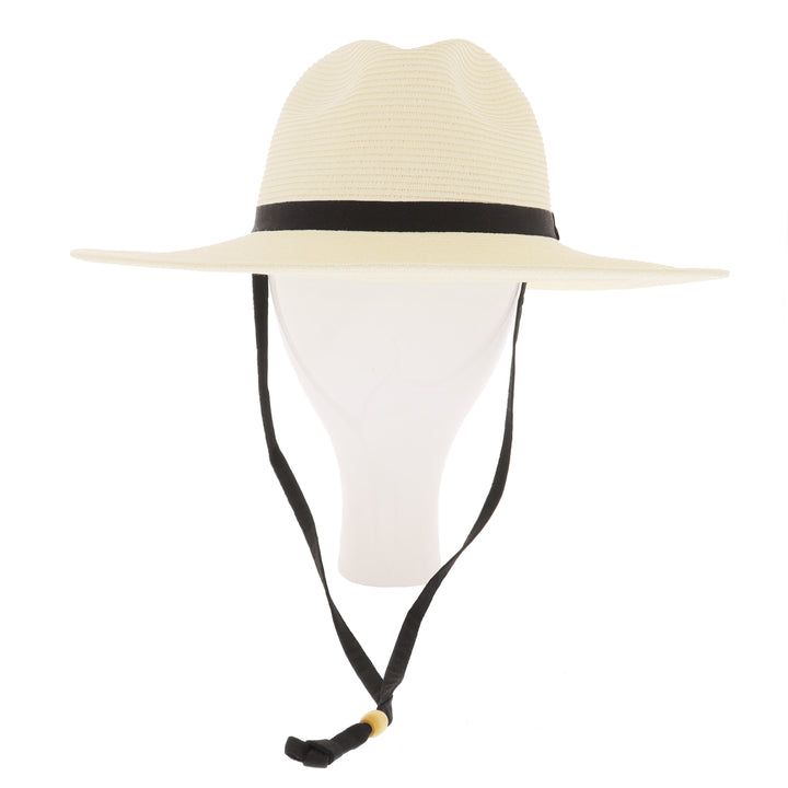 Sojourn Straw Wide Brim Sun Hat From Sunday Afternoons in Cream