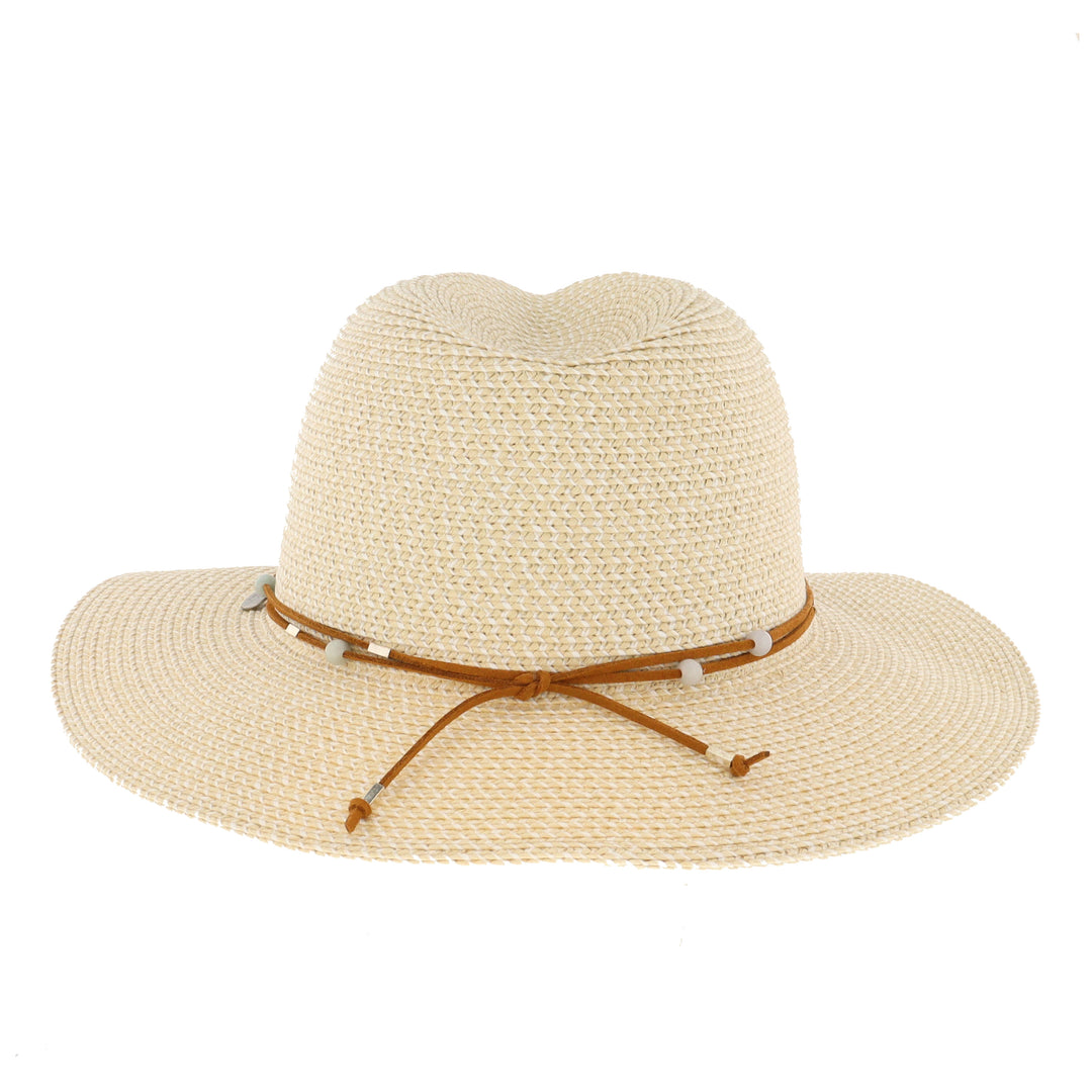 Wanderlust Straw Fedora Hat From Sunday Afternoons in Cream