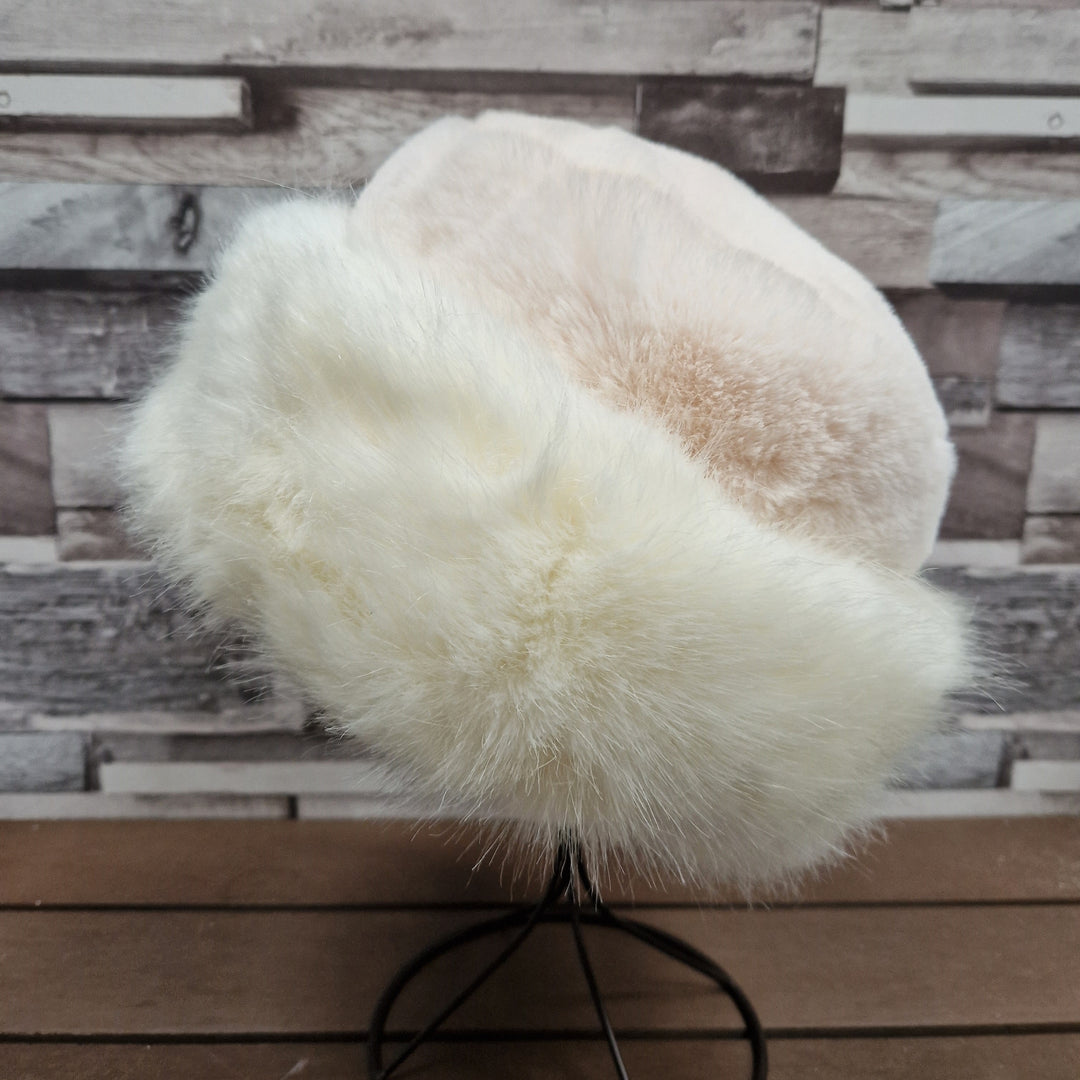 Super Soft Faux Fur Cossack Winter Hat Cream