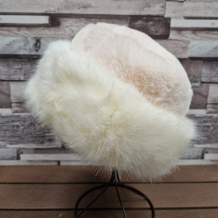 Super Soft Faux Fur Cossack Winter Hat Cream