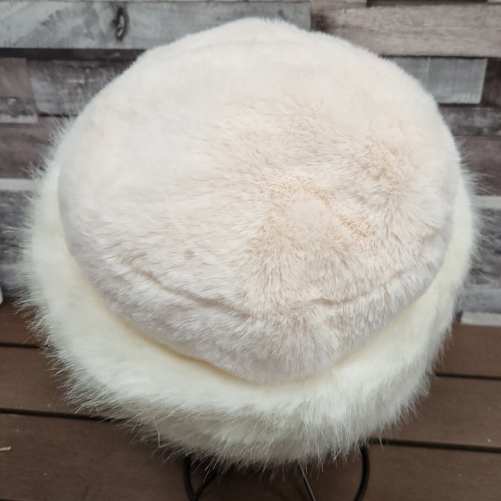 Super Soft Faux Fur Cossack Winter Hat Cream