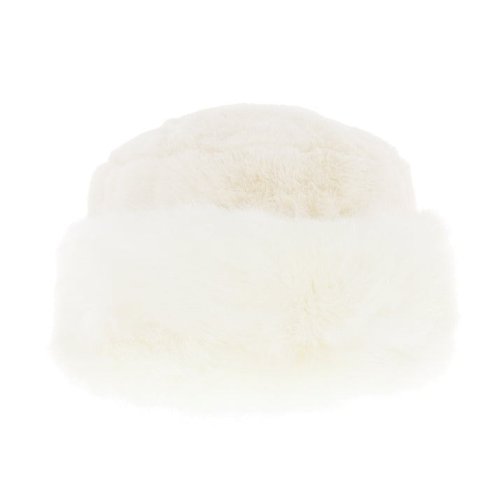 Super Soft Faux Fur Cossack Winter Hat Cream