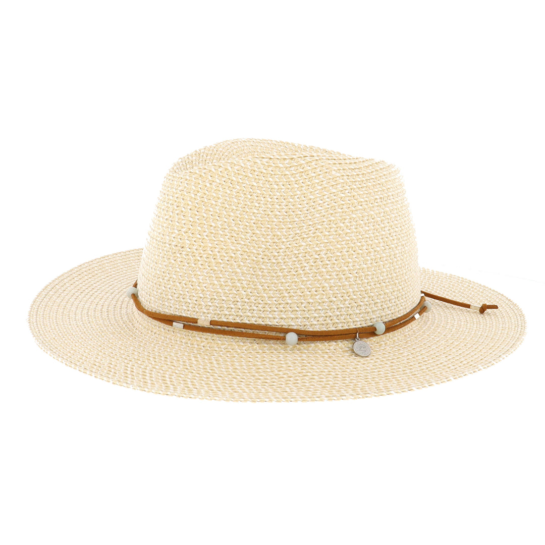 Wanderlust Straw Fedora Hat From Sunday Afternoons in Cream