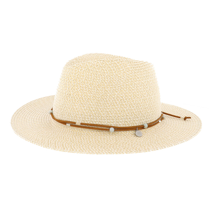 Wanderlust Straw Fedora Hat From Sunday Afternoons in Cream