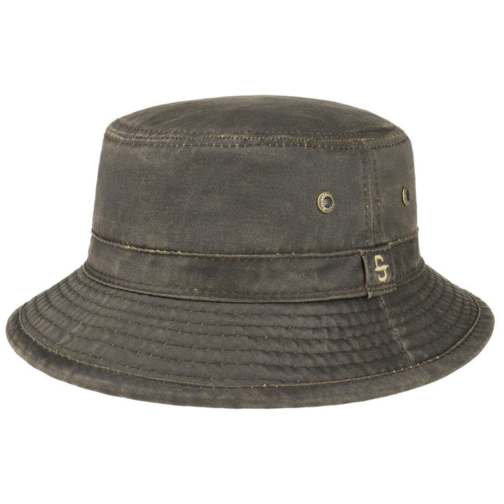 Stetson Drasco Cloth Bucket Hat Brown