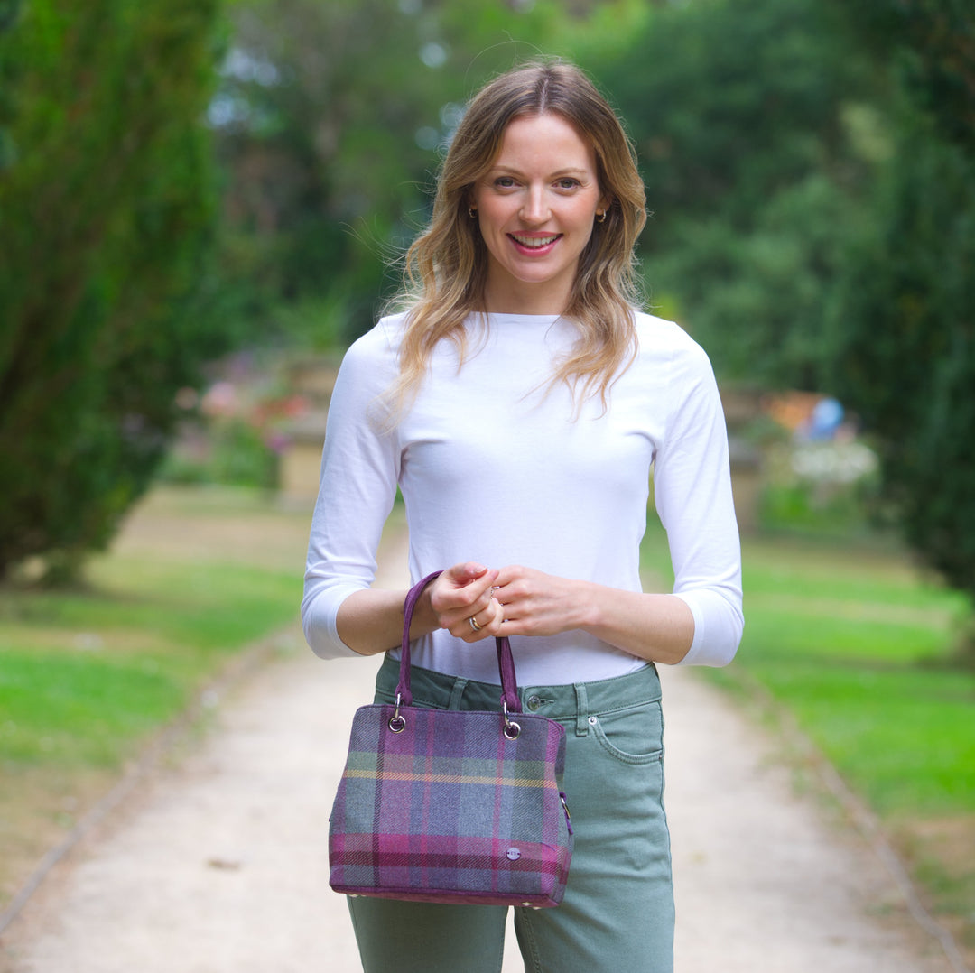 Gullane Tweed Camille Handbag by Earth Squared