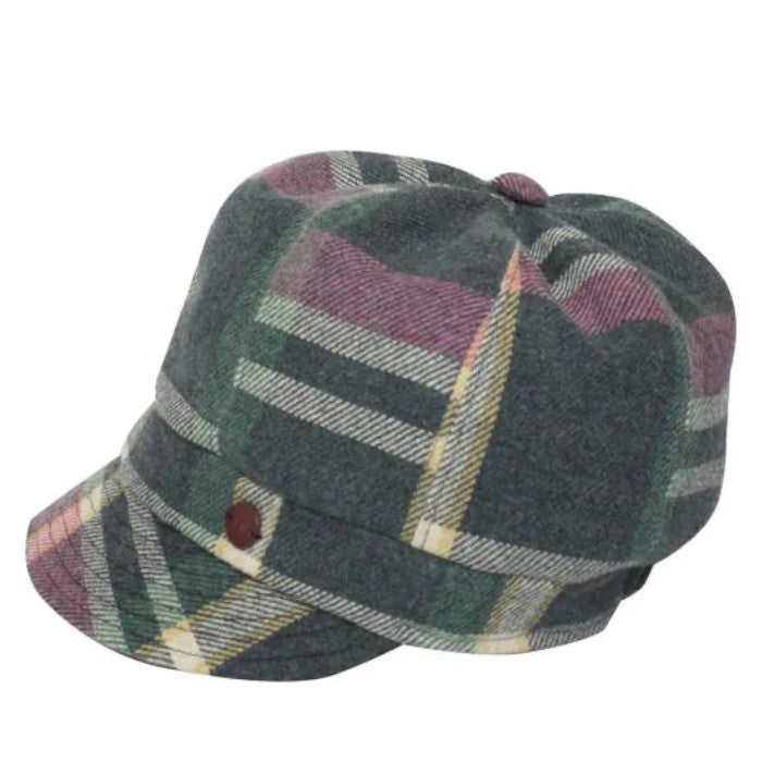 Ladies Bakerboy Cap - Barnes Check
